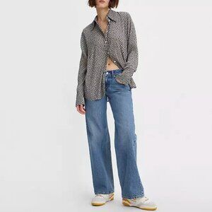 Levi's Premium LOW LOOSE WOMEN'S JEANS in Real Recognize Real - Medium Wash